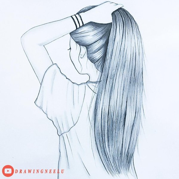 С девушками без лица нарисованные