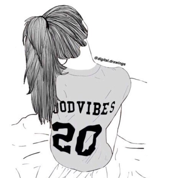 С девушками без лица нарисованные