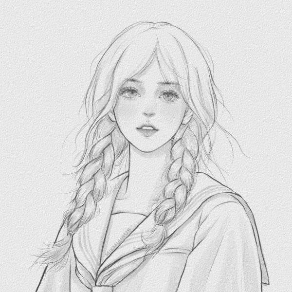 С девушками без лица нарисованные