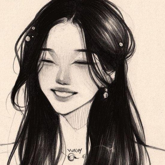 С девушками без лица нарисованные