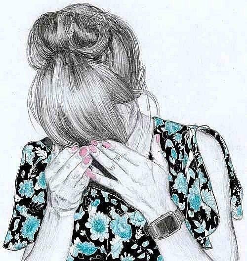 С девушками без лица нарисованные