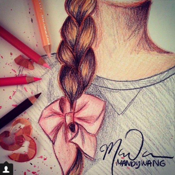 С девушками без лица нарисованные