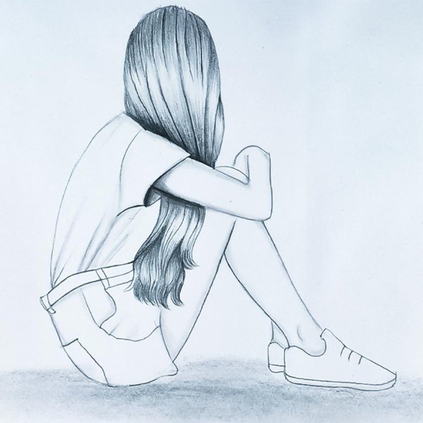 С девушками без лица нарисованные