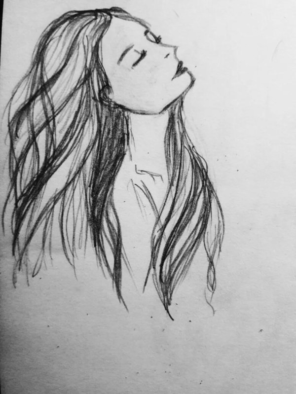 С девушками без лица нарисованные