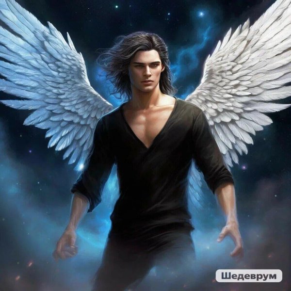 Девушка ангел и парень ангел