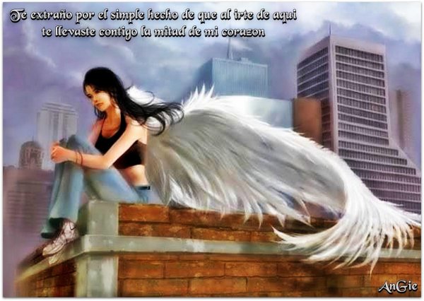 Девушка ангел и парень ангел