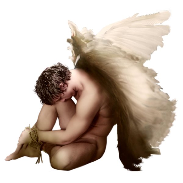 Девушка ангел и парень ангел