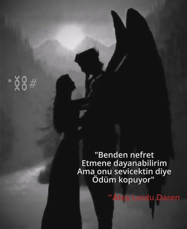 Девушка ангел и парень демон