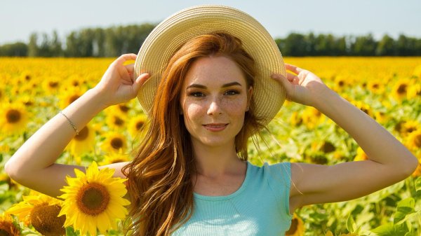 Девушка солнышко