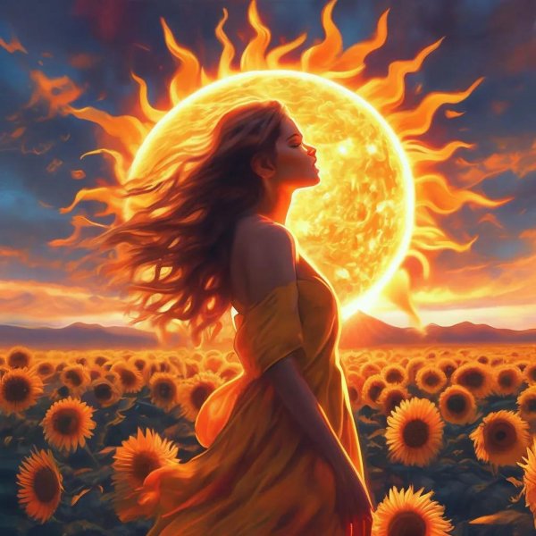 Девушка солнышко