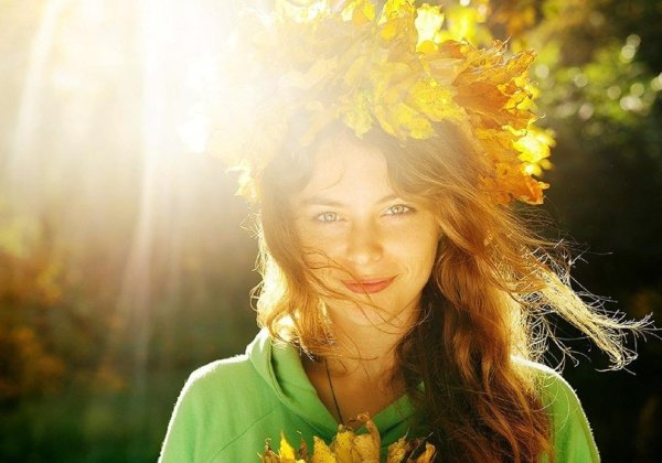 Девушка солнышко