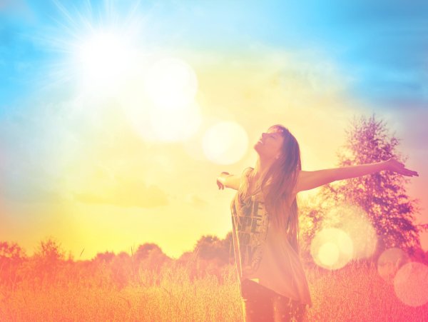 Девушка солнышко