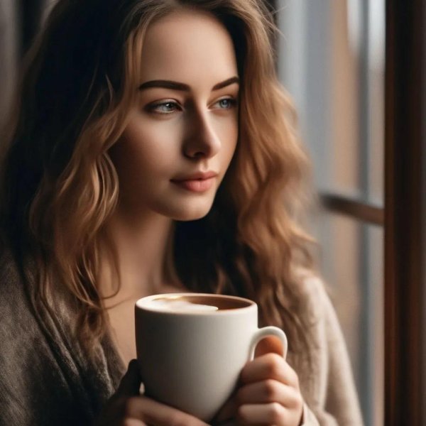 Кофе девушка