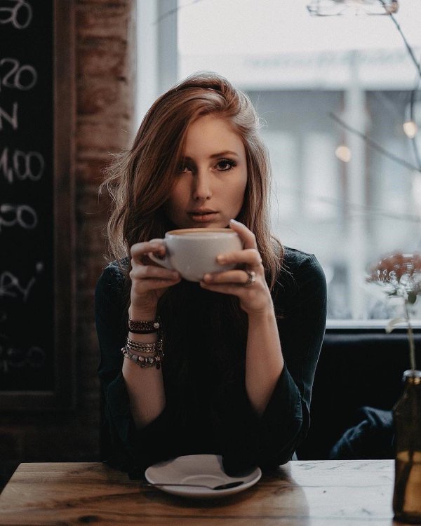 Кофе девушка