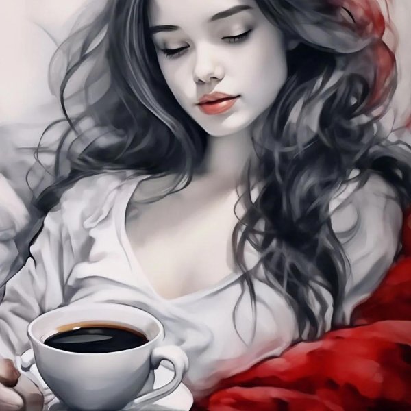 Кофе девушка