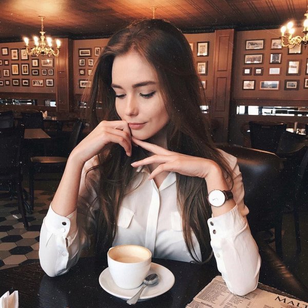 Кофе девушка