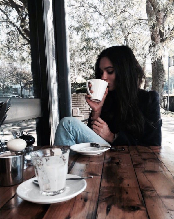 Кофе девушка