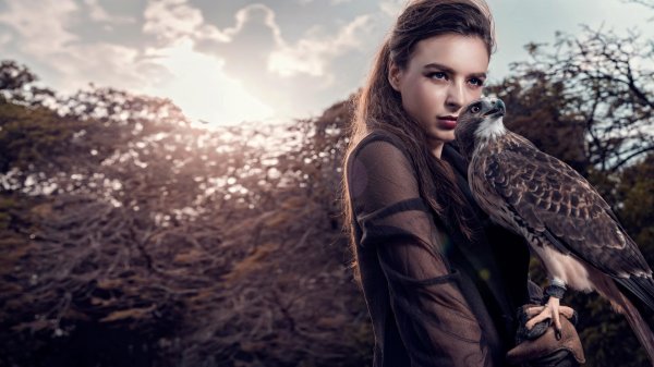 Девушка и животные