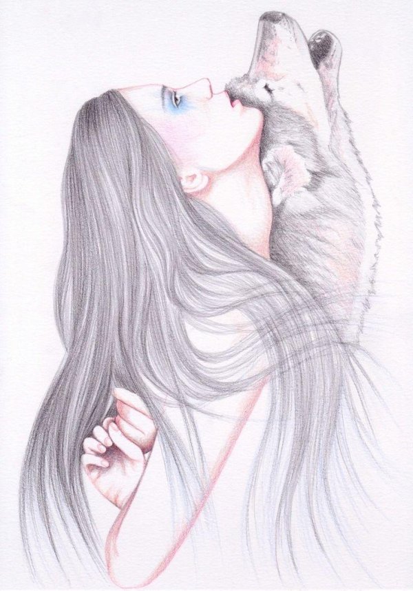 Девушка и животные