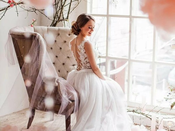 Девушка нежность