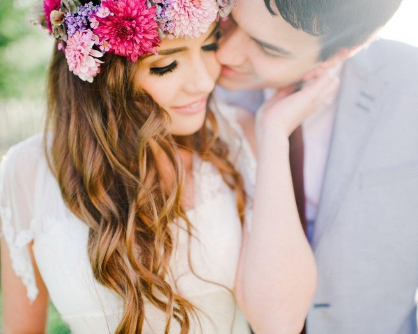 Девушка нежность