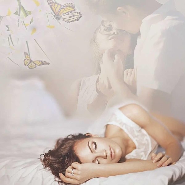 Девушка нежность