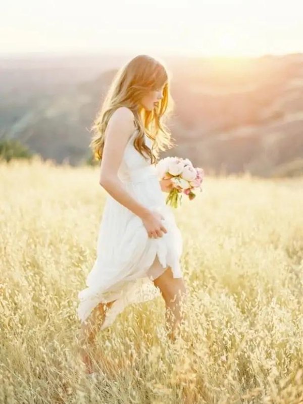 Девушка нежность