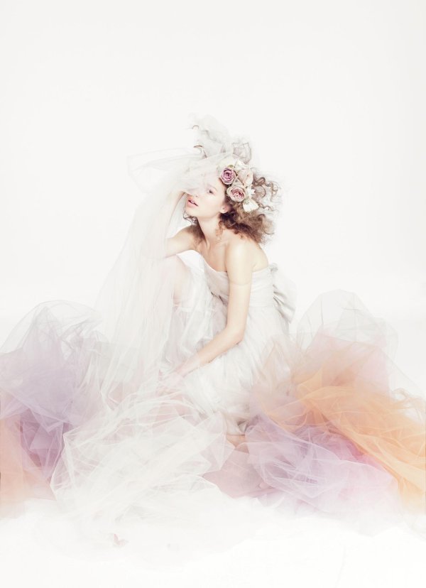 Девушка нежность