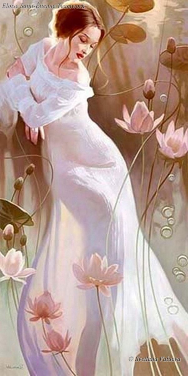 Девушка нежность