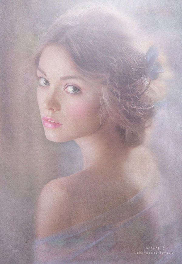 Девушка нежность