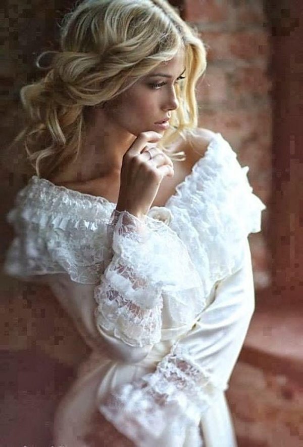 Девушка нежность