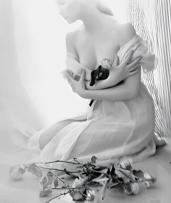 Девушка нежность