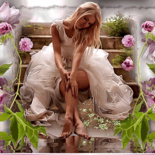 Девушка душа