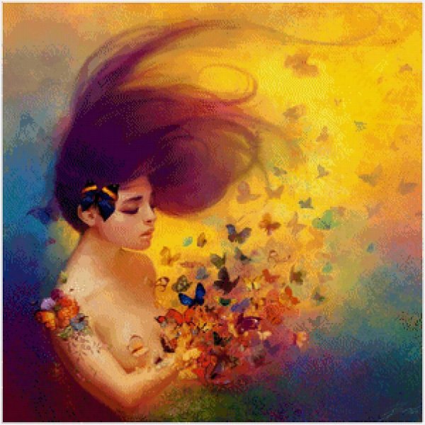 Девушка душа