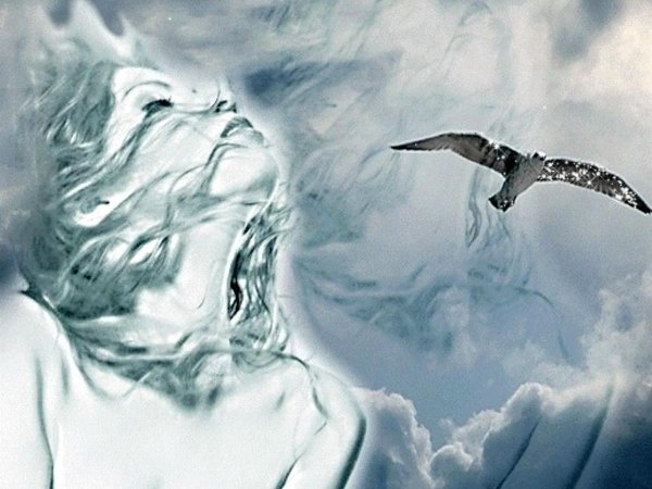 Девушка душа