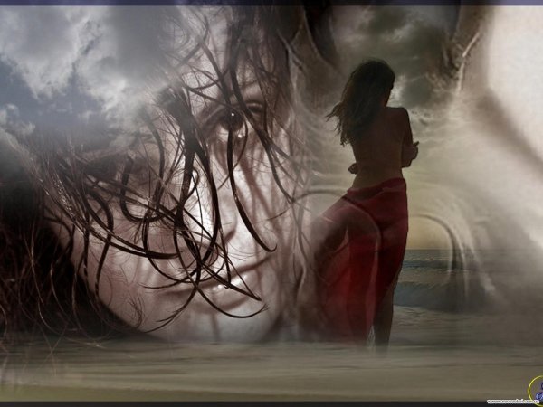 Девушка душа