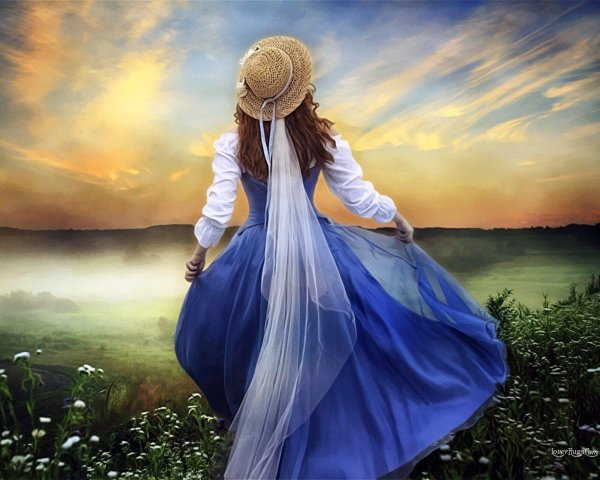 Девушка душа