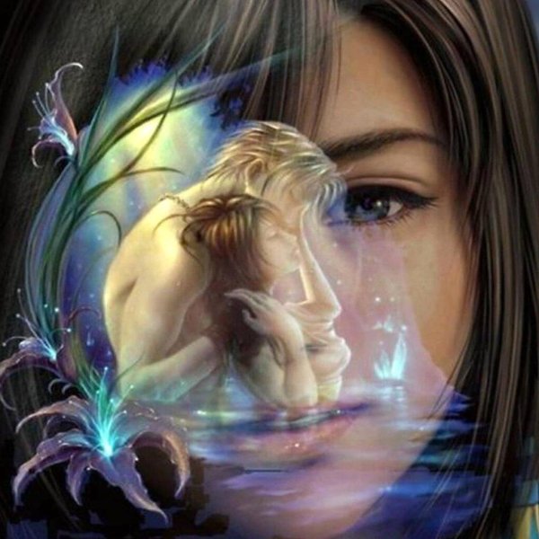 Девушка душа