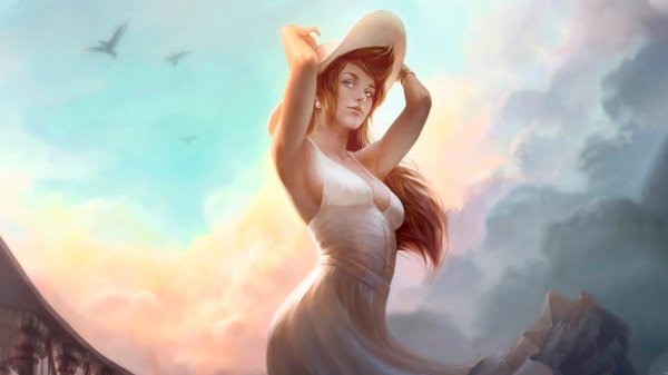 Девушка сильная