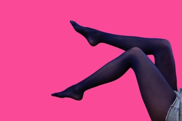 Девушка колготках