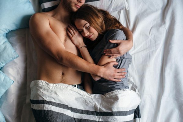 Девушка занимаются