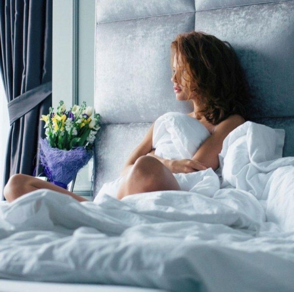 Девушка занимаются