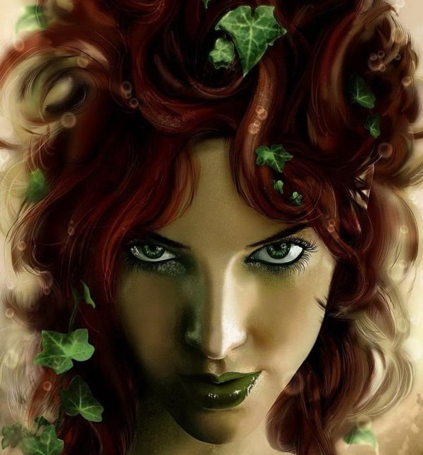Зеленая девушка