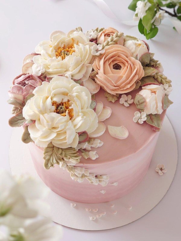 кремовая флористика