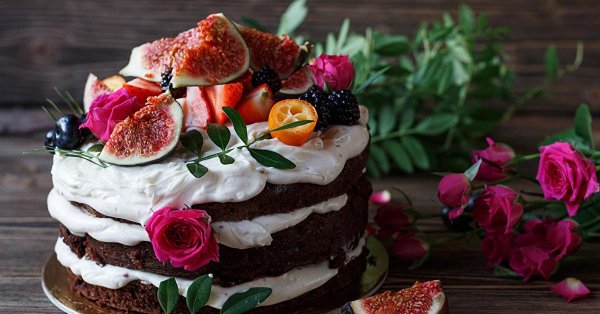 ягодный торт