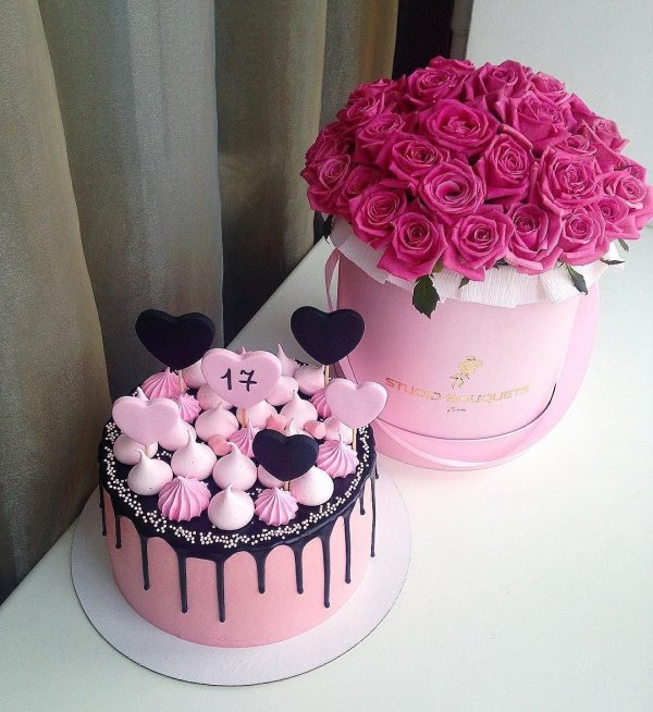 дизайн торта для девушки на день рождения