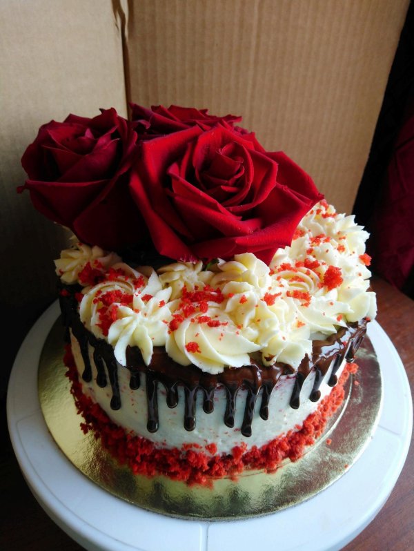 торт красный бархат