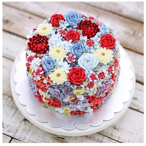 красивые кремовые торты