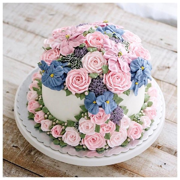 красивые кремовые торты