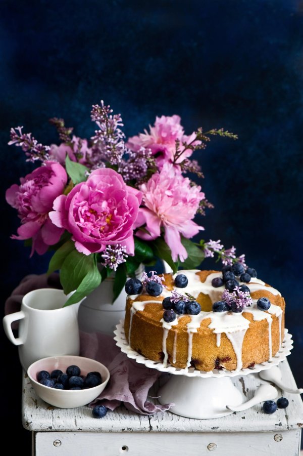 пирог черничный